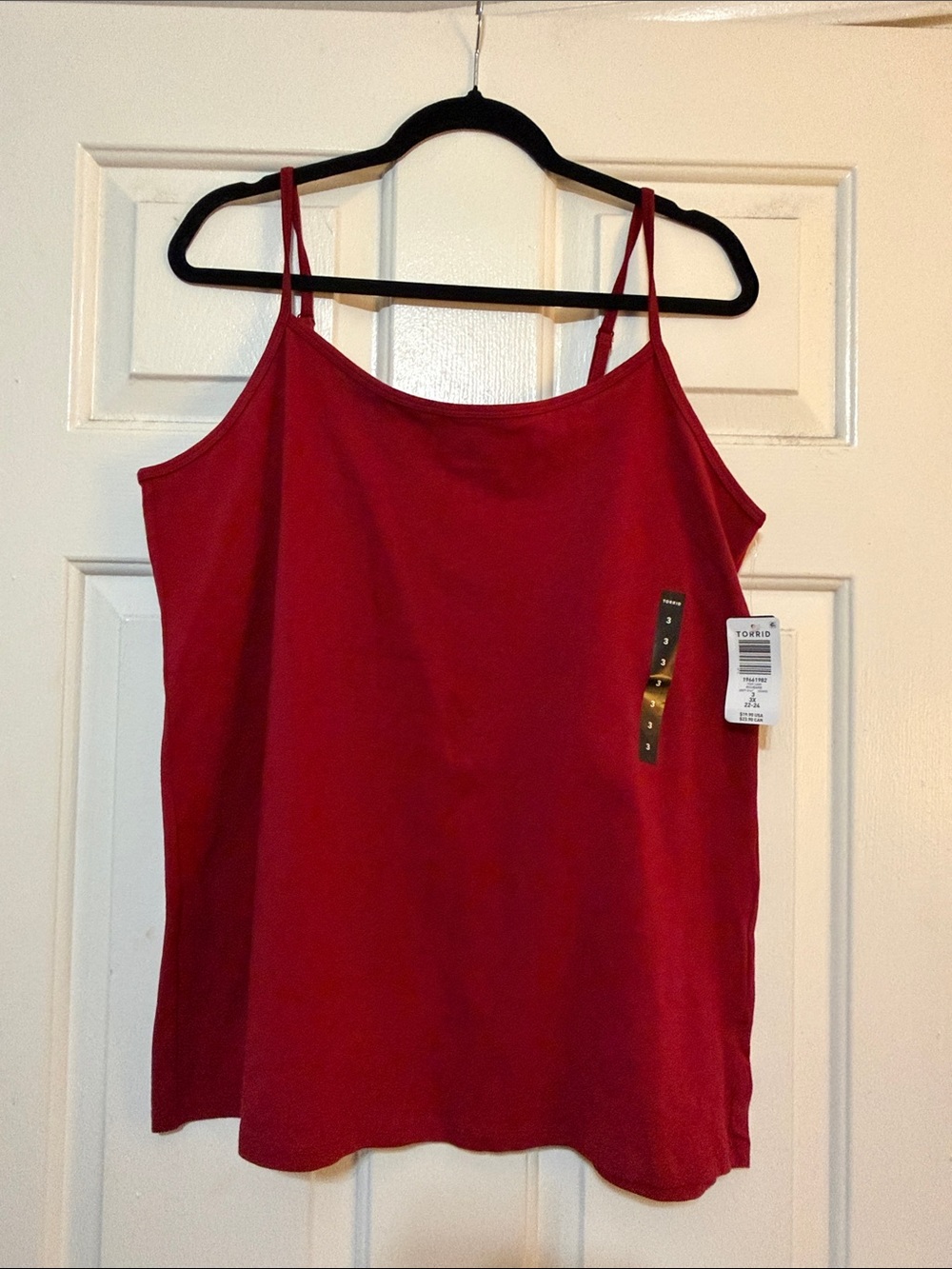 torrid Red Strap Camisole Tank